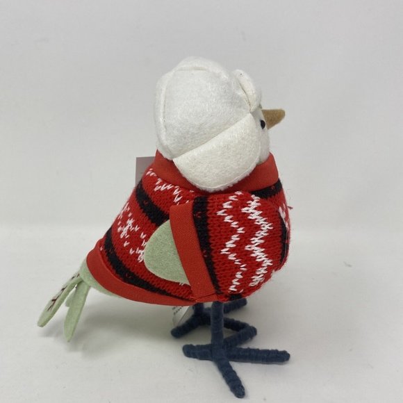 Target Wondershop 2022 Christmas Bird FIKA Featherly Friends Red Sweater Wreath - Picture 6 of 8